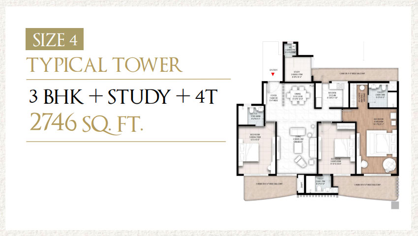 
NBCC Gaurs Aspire Centurian Park floor plan 