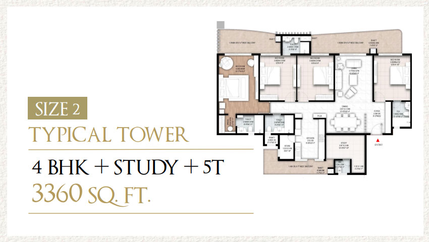 
Gaurs Aspire Centurian Park floor plan 