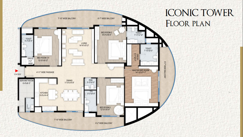 
NBCC Aspire Centurian Park floor plan 