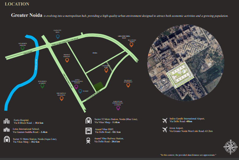 Karyan Avenue IV, Wave City Location map